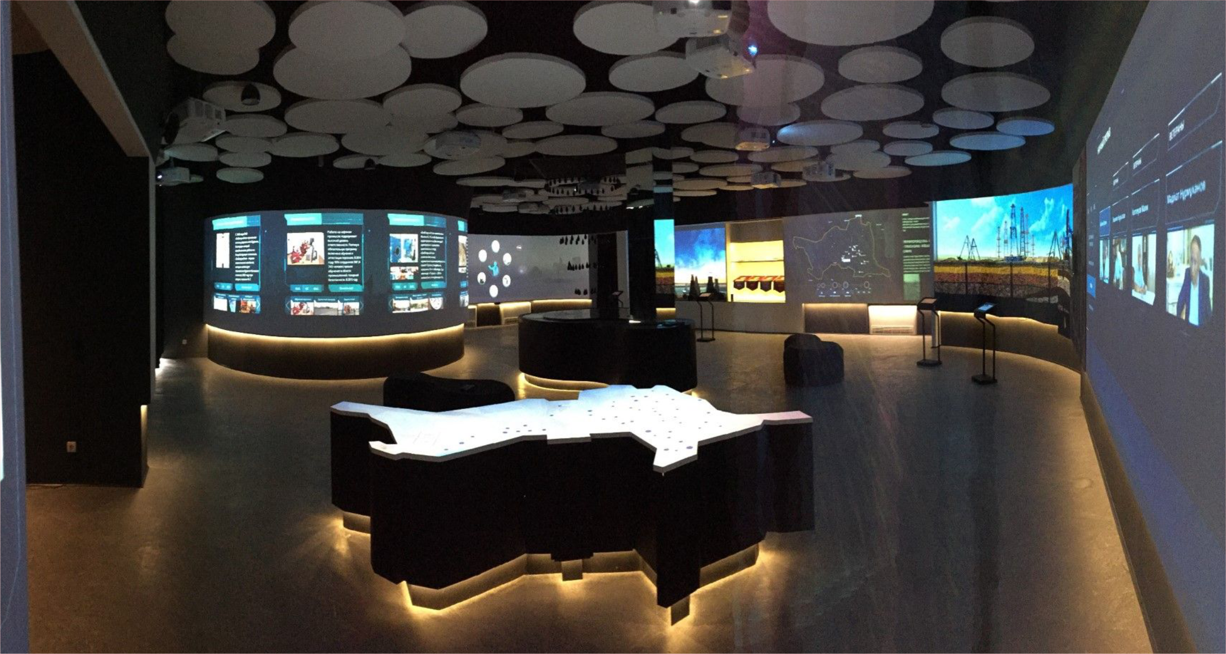 Мультимедийное оснащение музея - Эмбамунайгаз